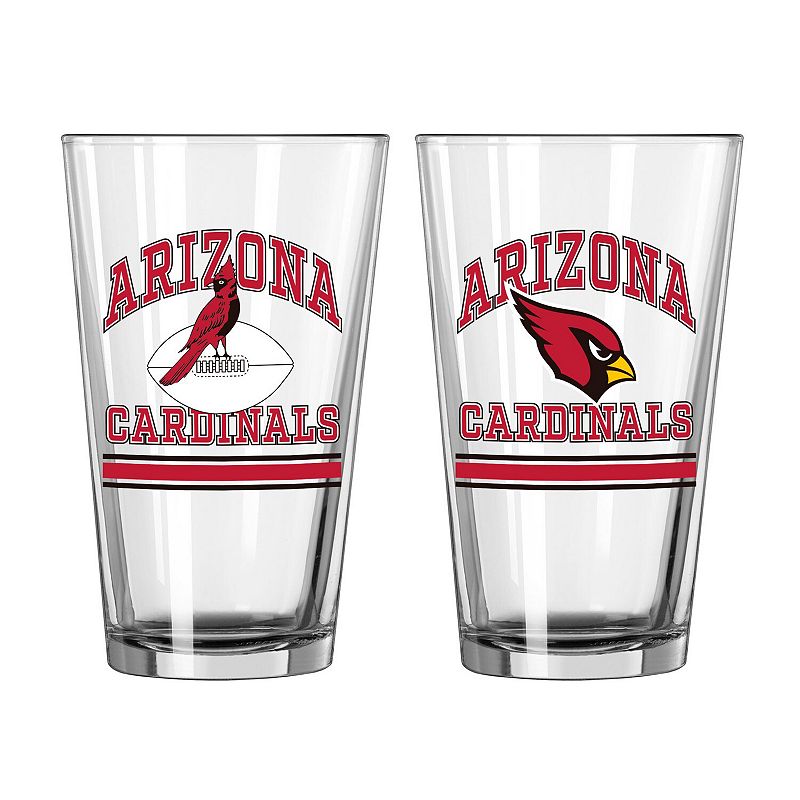 Arizona Cardinals 16oz. Pint Glass Two Pack