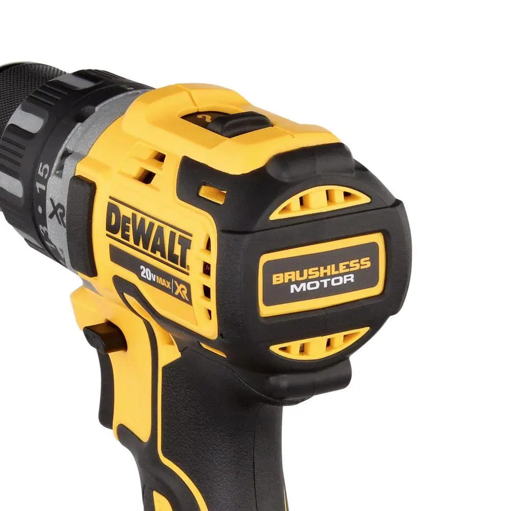 DEWALT 20V MAX XR Cordless Brushless 12 in. DrillDriver Kit and 20V 12 in. Brushless Hammer Drill DCD791P1W996