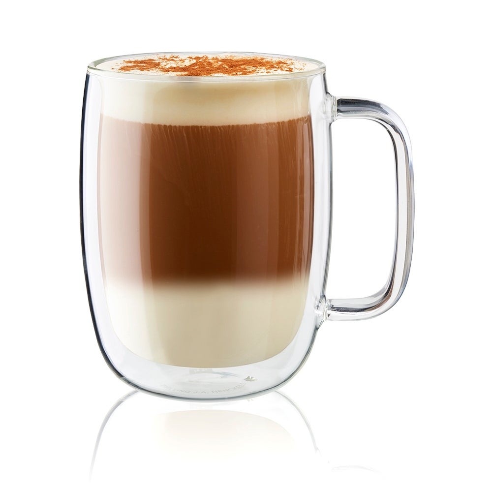 ZWILLING Sorrento Plus 2-pc Double-Wall Glass Latte Mug Set - Clear