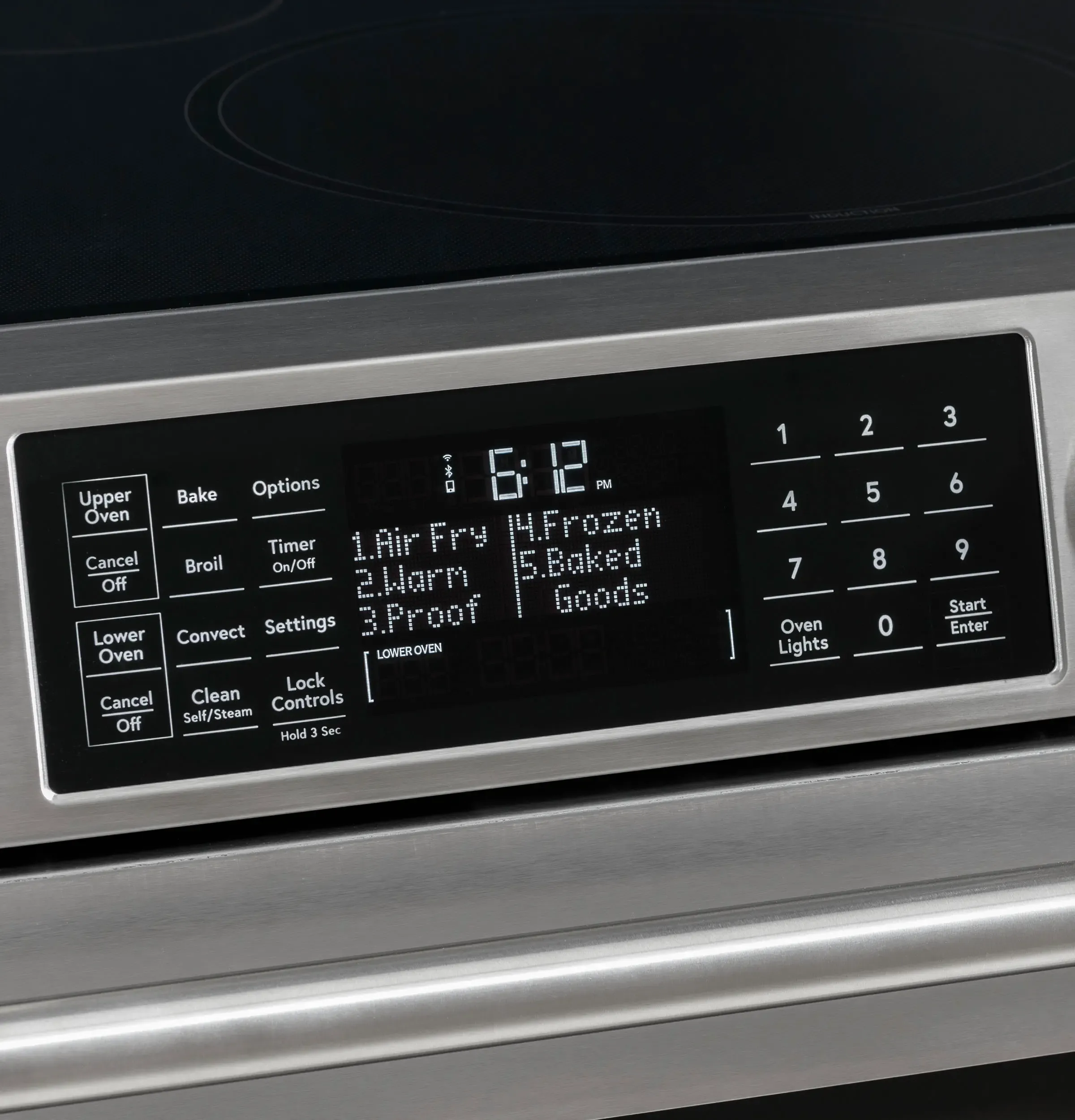 Cafe 6.7 Electric Double Oven Range CES750P2MS1