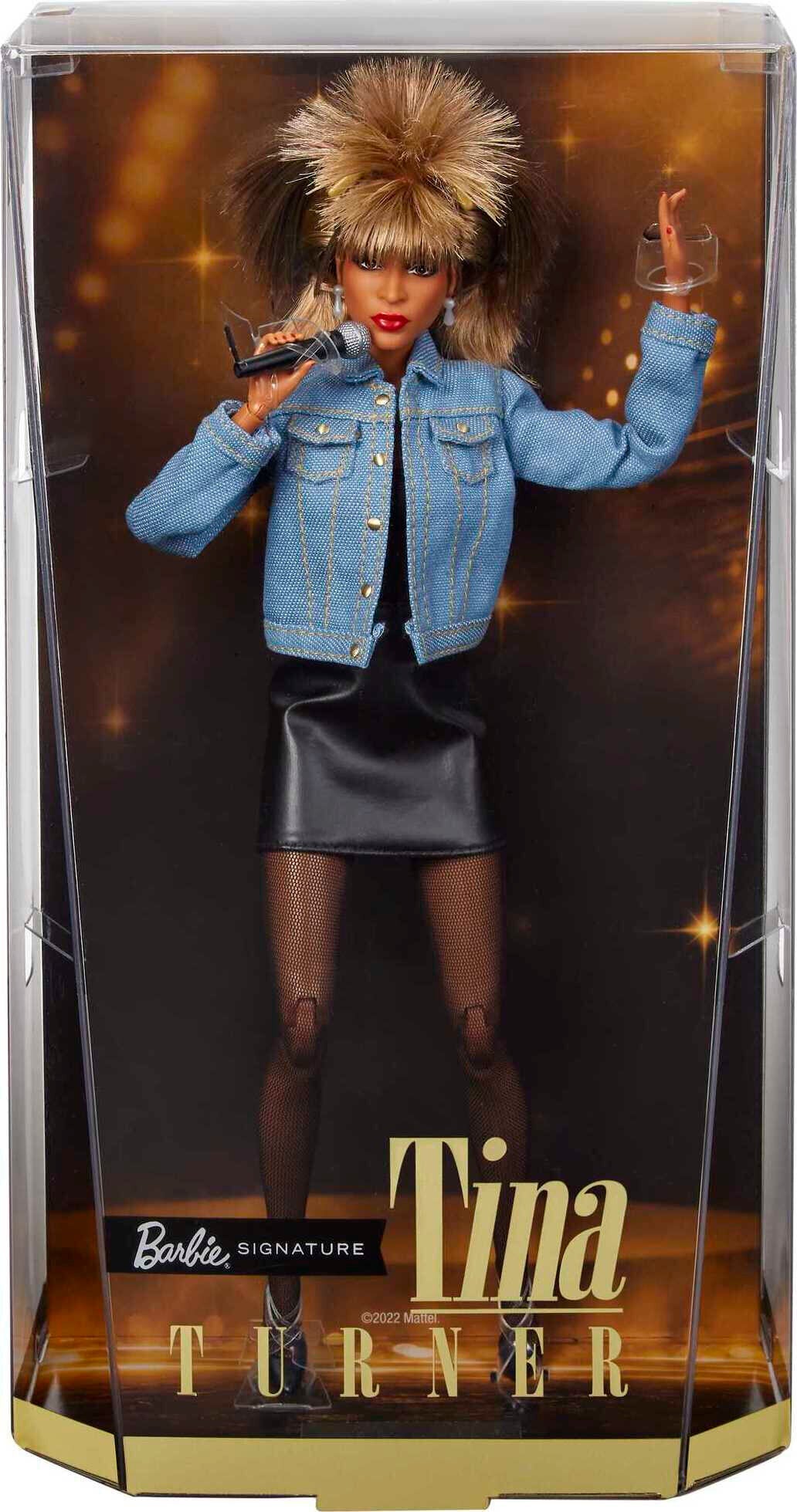 Barbie Signature Tina Turner Barbie Doll in ‘90s Fashion, Gift for Collectors