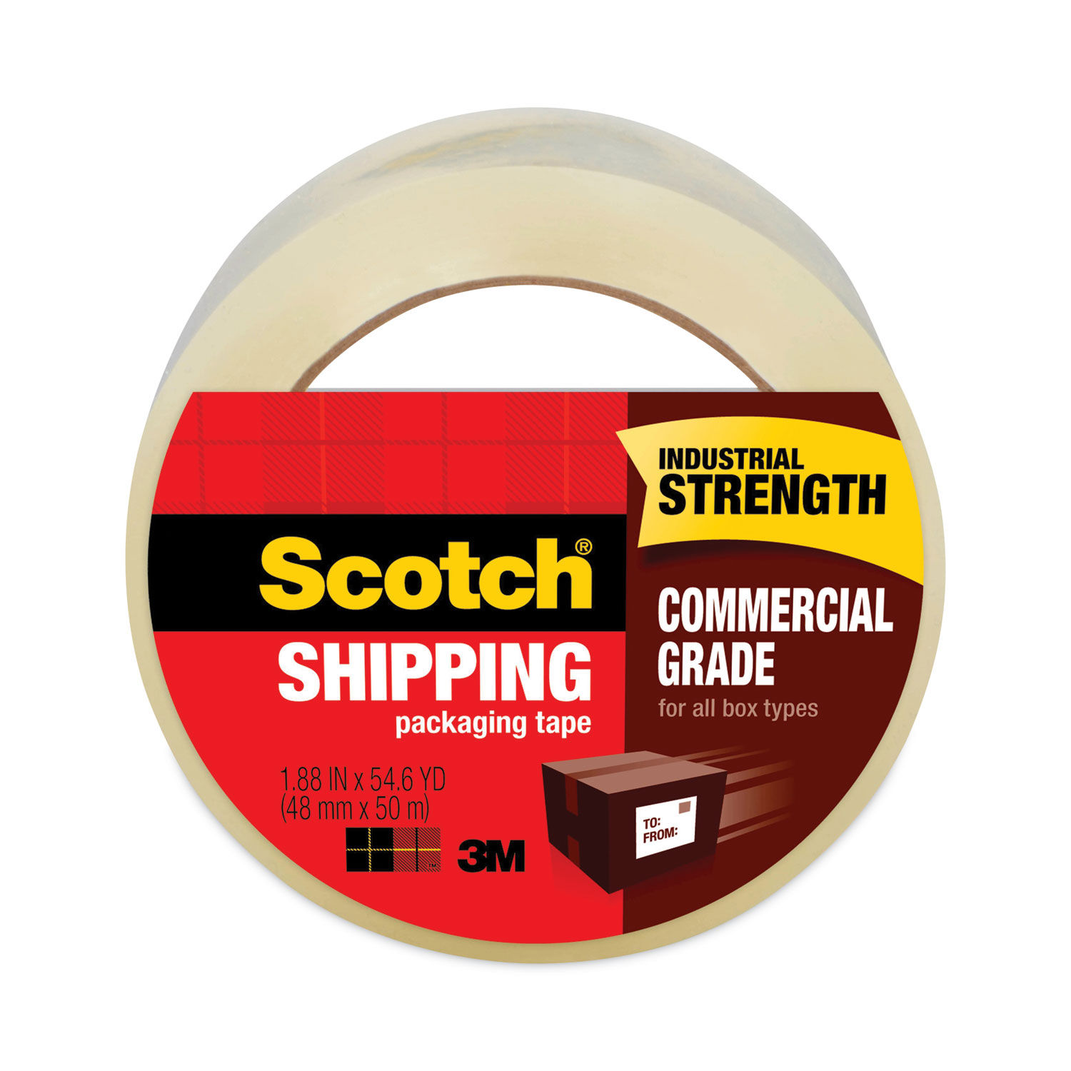 3750 Commercial Grade Packaging Tape by Scotchandreg; MMM3750