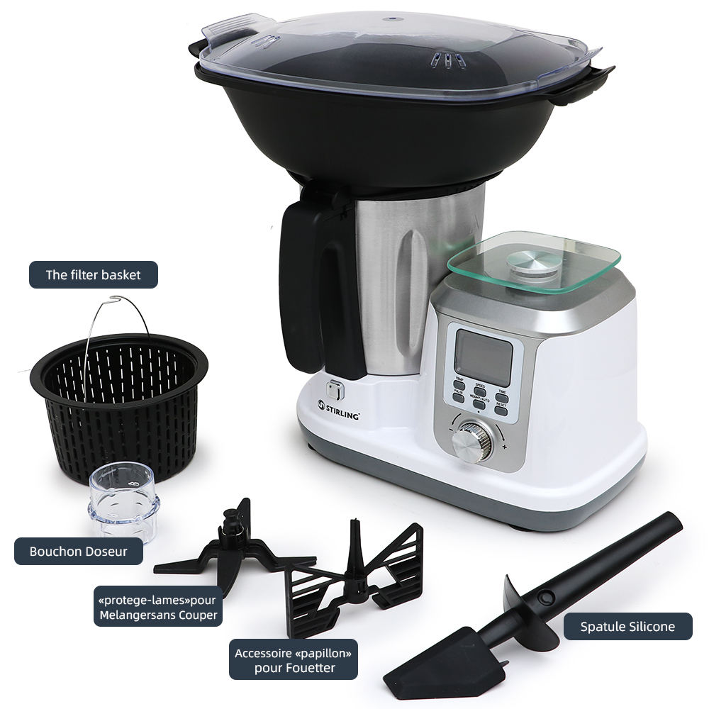 WIFI 3.5L 1000W/1200W Multifunctional food processor Robot de cocina COOKING FOOD PROCESSOR thermomixer tm6