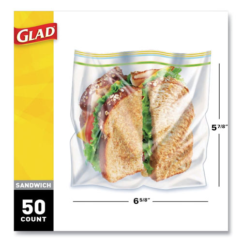 Clorox Glad Sandwich Zipper Bags | 6.63