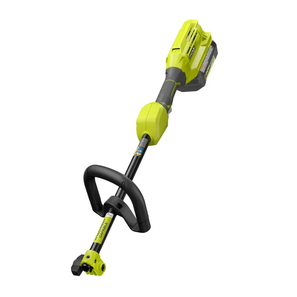 RYOBI 40V Expand-It Cordless Battery Attachment Capable String Trimmer with 4.0 Ah Battery and Charger RY40250