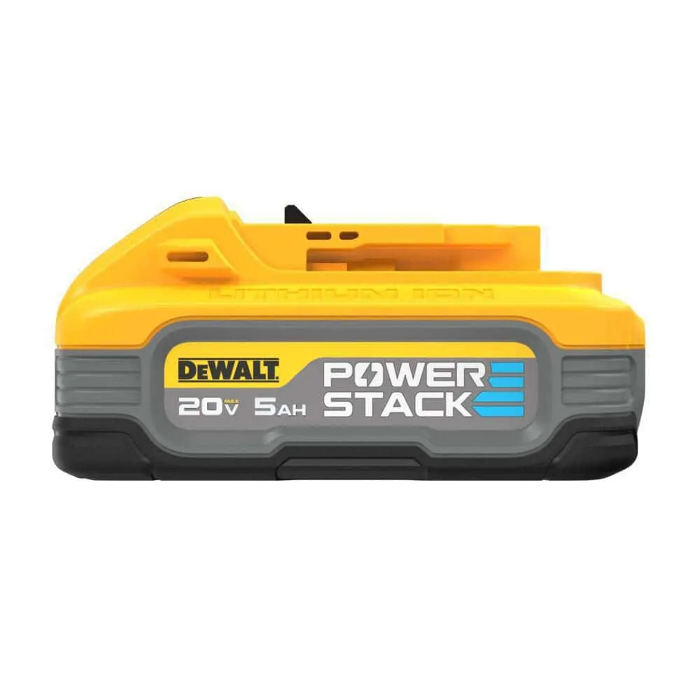 DEWALT POWERSTACK 20V Lithium-Ion 5.0Ah Battery Pack (2 Pack) DCBP520-2