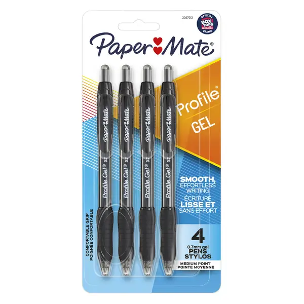Paper Mate 4-Count Profile Retractable Gel Pens