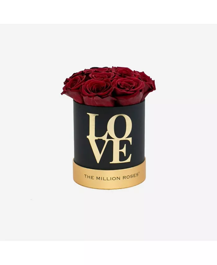 The Million Roses Basic Black Box Love Edition of Roses