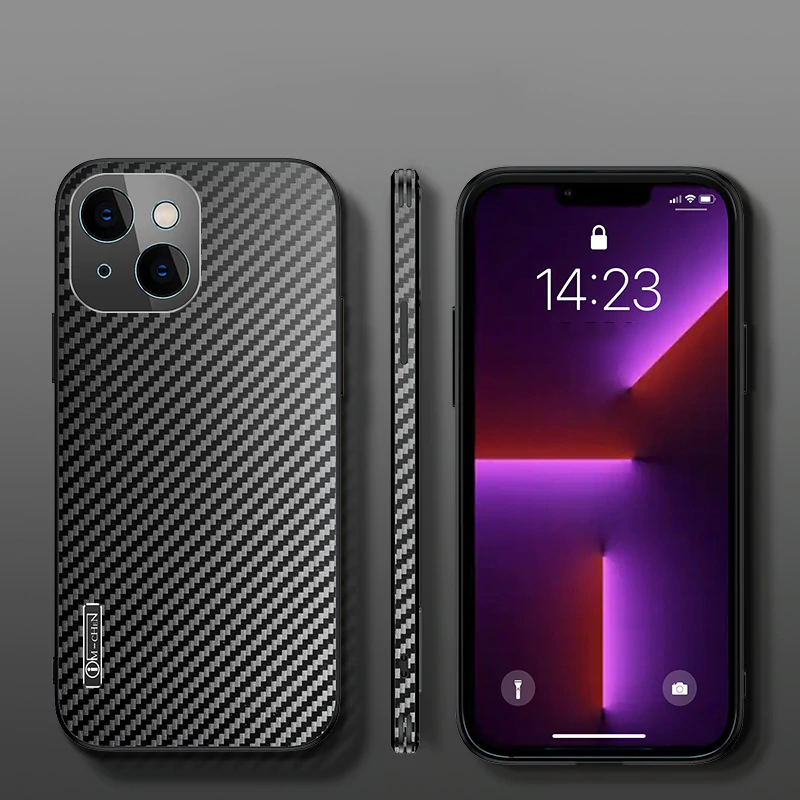 Carbon Fiber Suitable For Apple 13 Mobile Phone Case Protective Cover