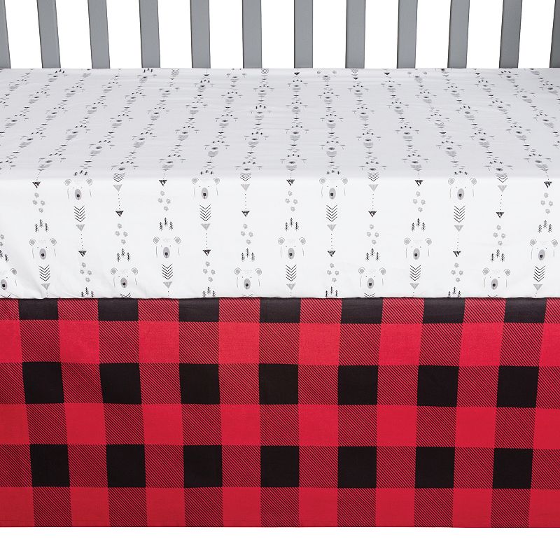 Trend Lab Peak-a-Bear 3 Piece Crib Bedding Set
