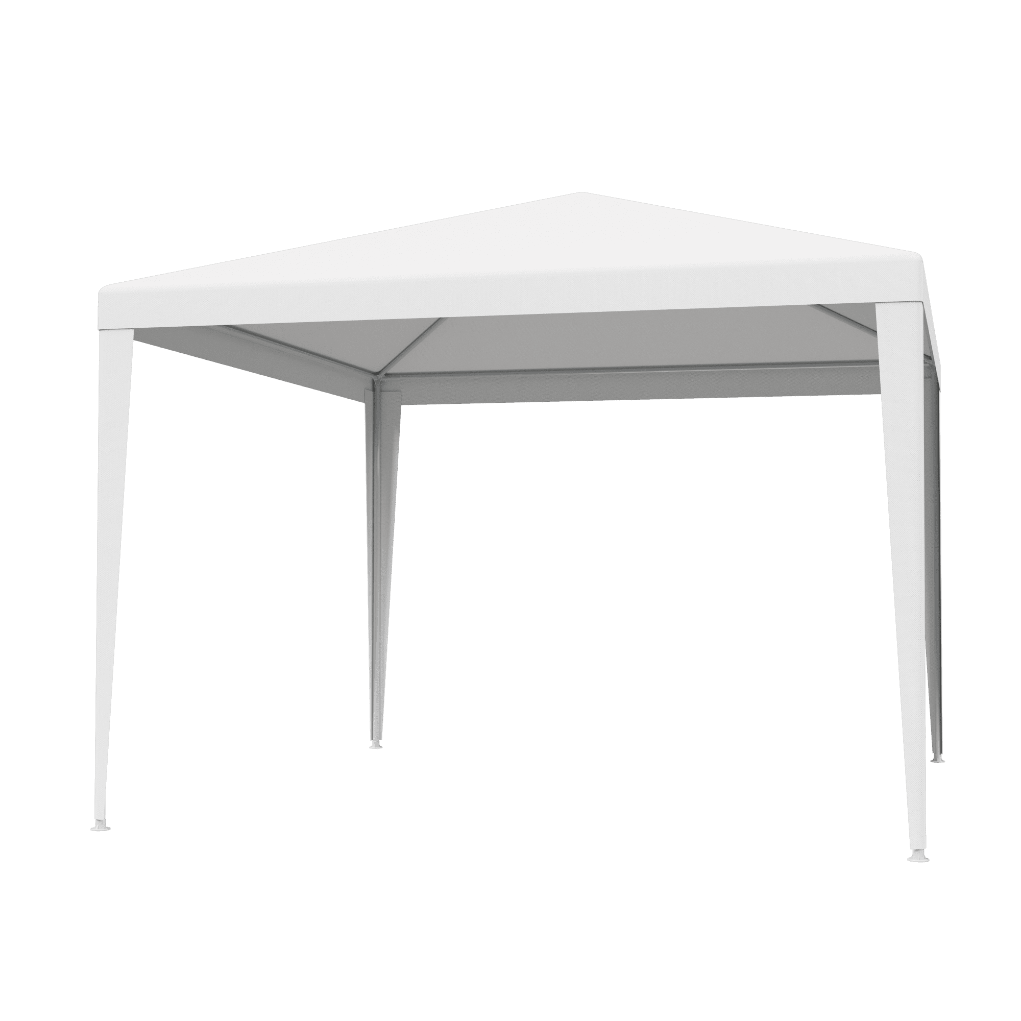 ZENSTYLE Patio Wedding Party Tent Set White Waterproof Canopy - 10 x 10'