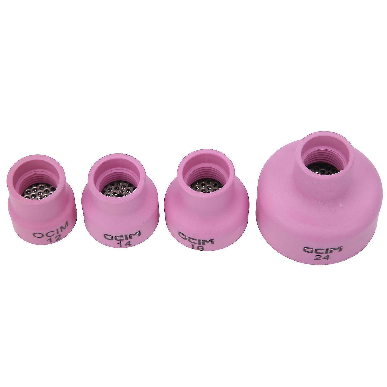 Ceramic Welding Cup Set Alumina Torch Gas Lens Kit Industrial Supplies WP‑17/18/26 1.6
