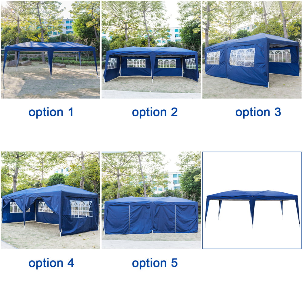 Zimtown 10'x20' Ez Pop Up Wedding Party Tent Folding Gazebo Beach Canopy Car Tent W/carry Bag