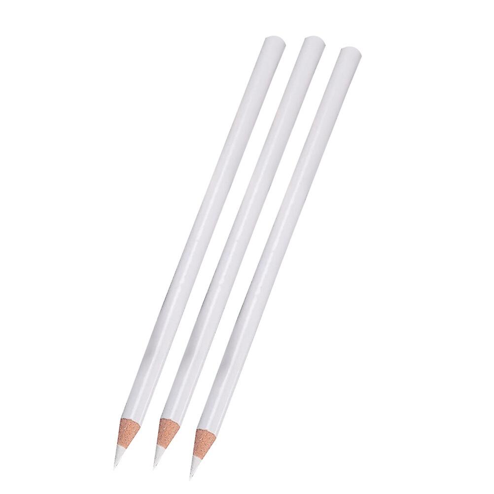 10pcs Wood Point Drill Pen Sticky Drill Pen Nail Tool Point Drill Pen Tool Convenience Easy Dotting Tools(white)