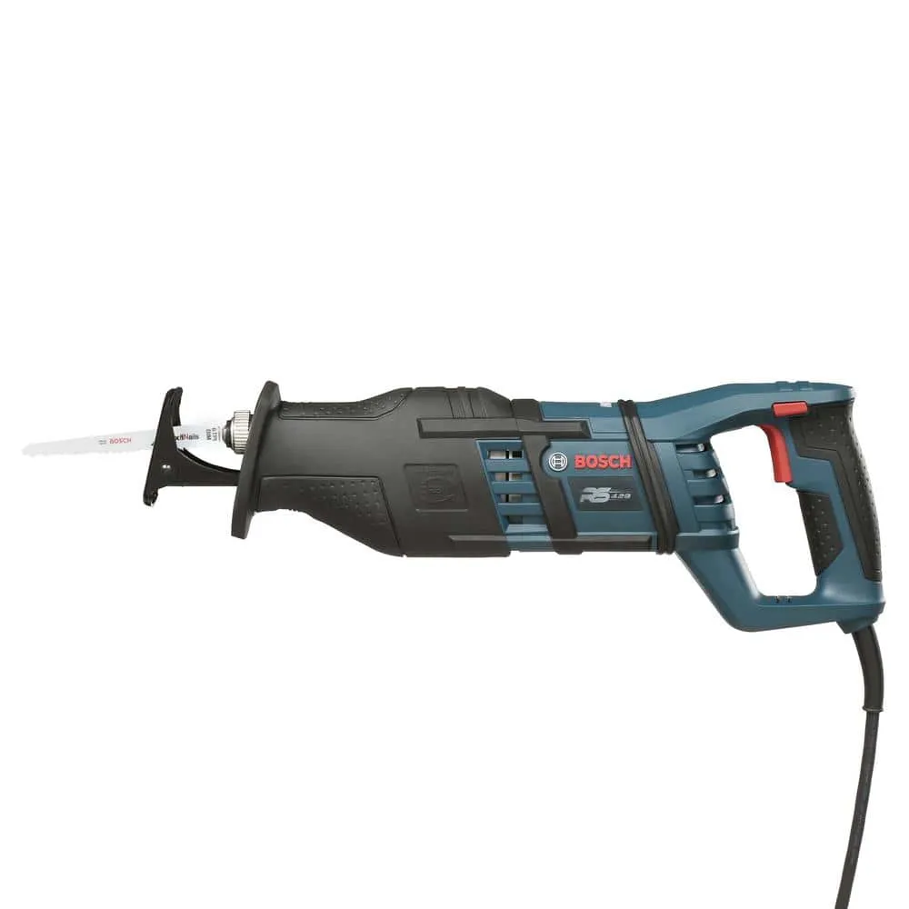 Bosch 14 Amp Corded 1-1/8 in. Variable Speed Stroke Reciprocating Saw with Carrying Bag and Vibration Control RS428