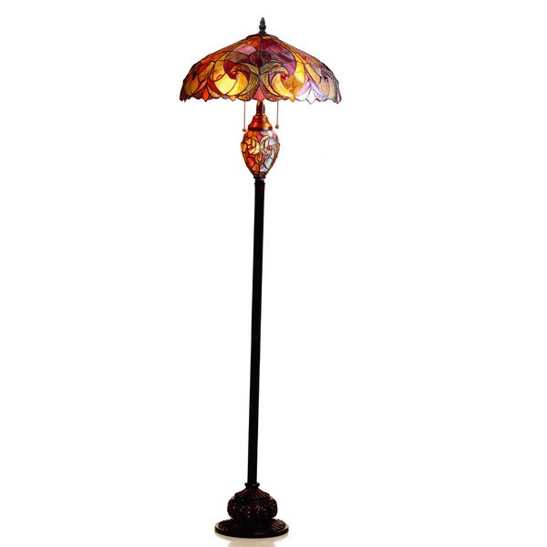  Style Victorian Design 3-light Dark Bronze Floor Lamp