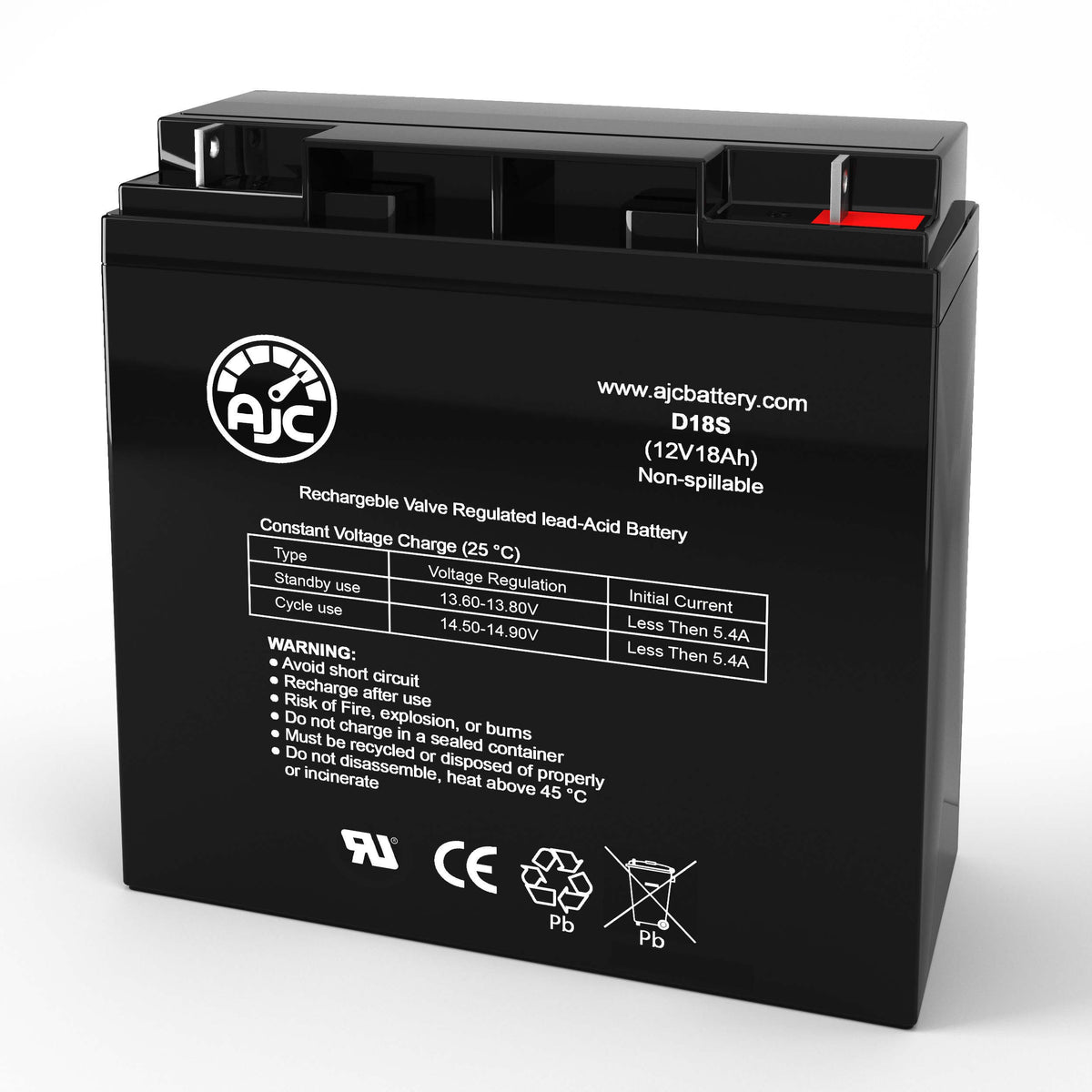 Alpha Technologies GP 12170 12V 18Ah UPS Replacement Battery BatteryClerkcom UPS