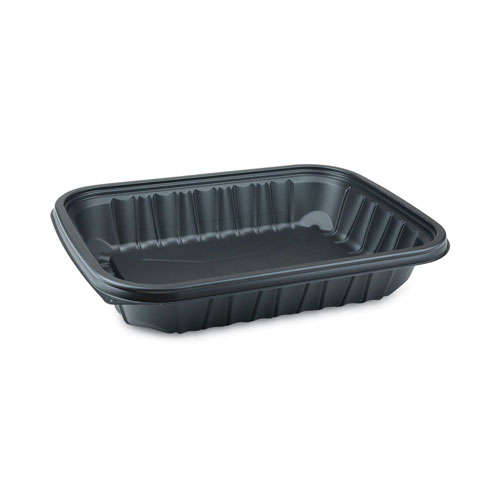 Pactiv EarthChoice Entree2Go Takeout Container | 64 oz， 11.75 x 8.75 x 2.13， Black， 200