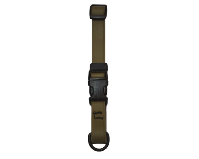 Scott Pet Small/Medium Adjustable Dog Collar， Olive Drab - 1747OD