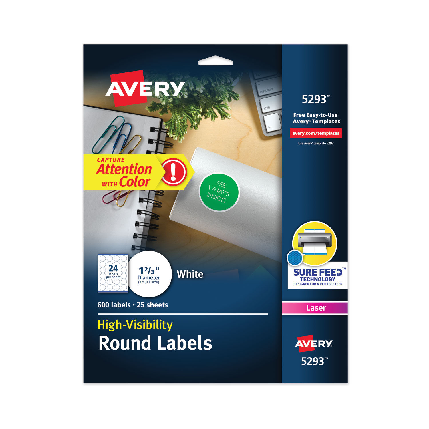 Permanent Laser Print-to-the-Edge ID Labels w