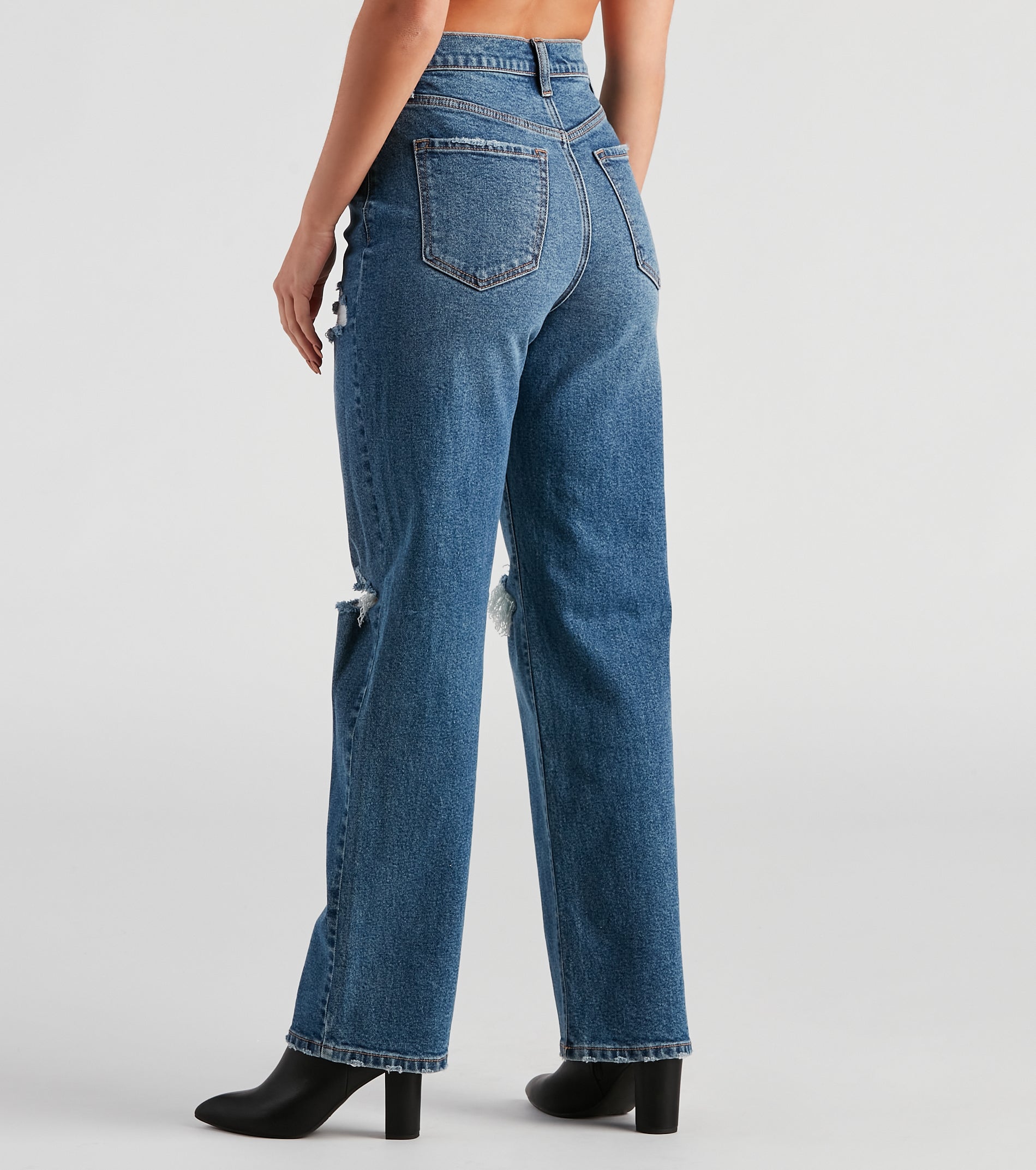 Jay High-Rise Wide Leg Jeans By Windsor Denim