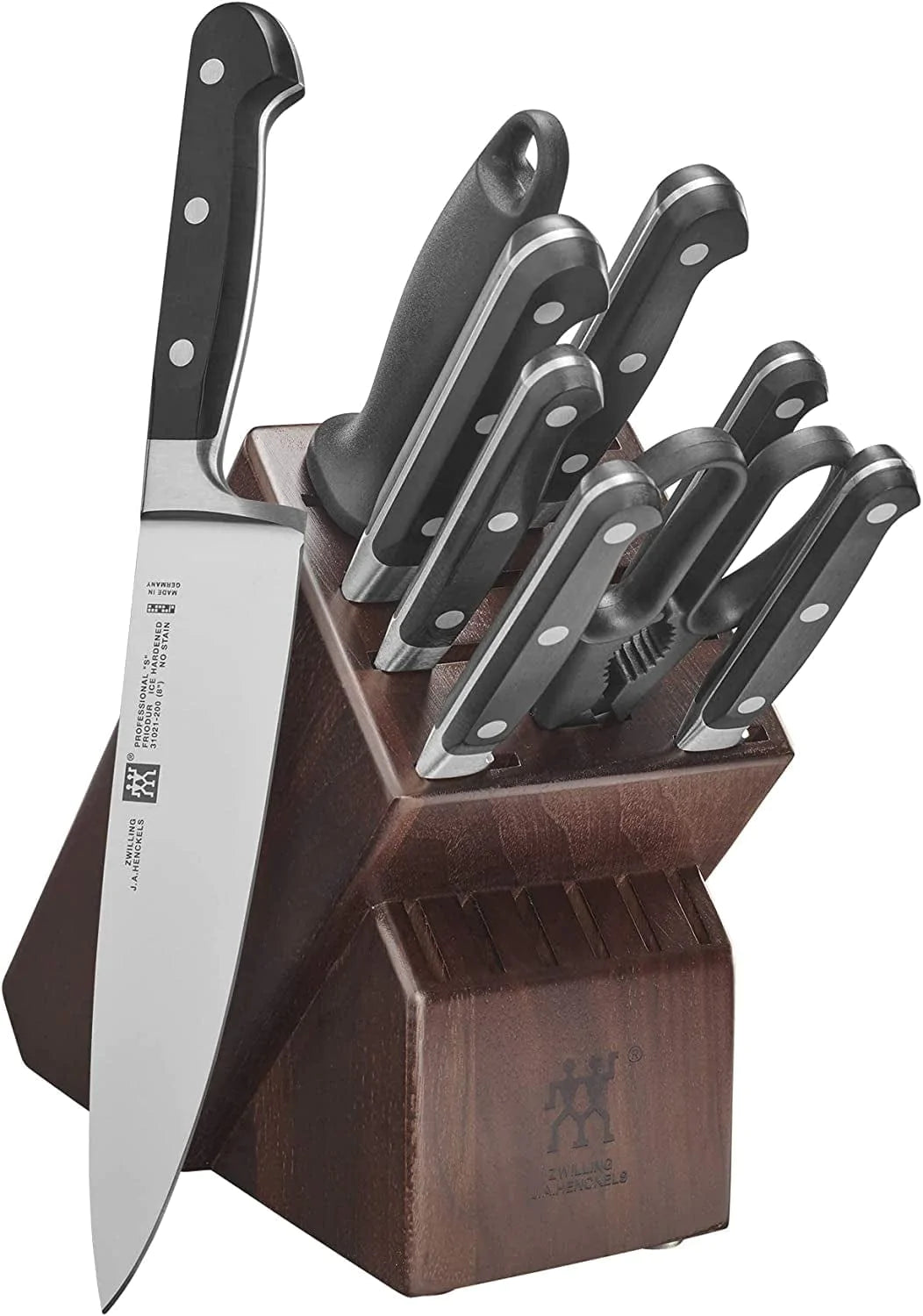 ZWILLING Professional S Knife Block Set， 16-Pc， Acacia