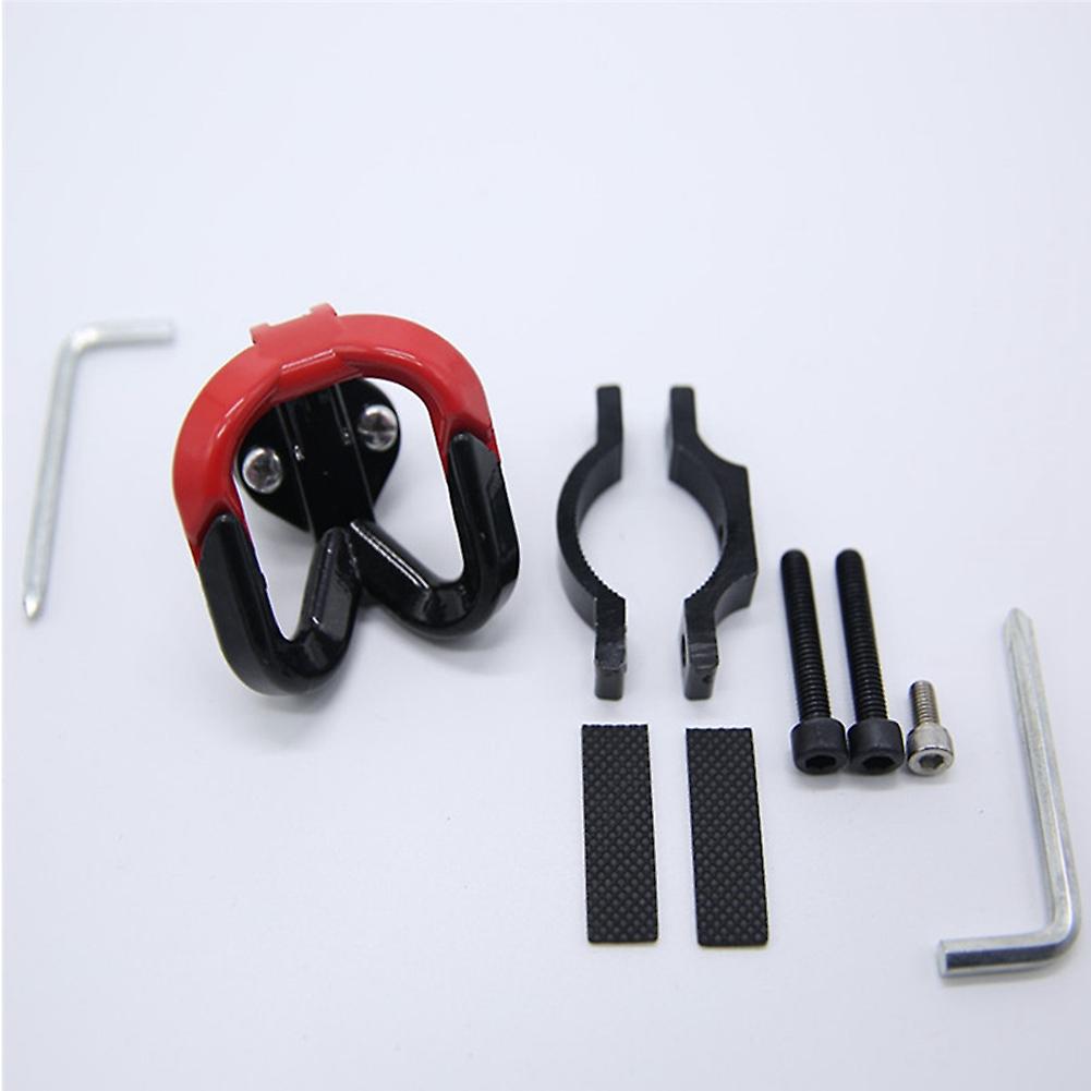 Electric Car Hook Iron Motorcycle Hook Fold-able Design Easy To Use Hang Bags Bottles Helmets And Other Luggage Red