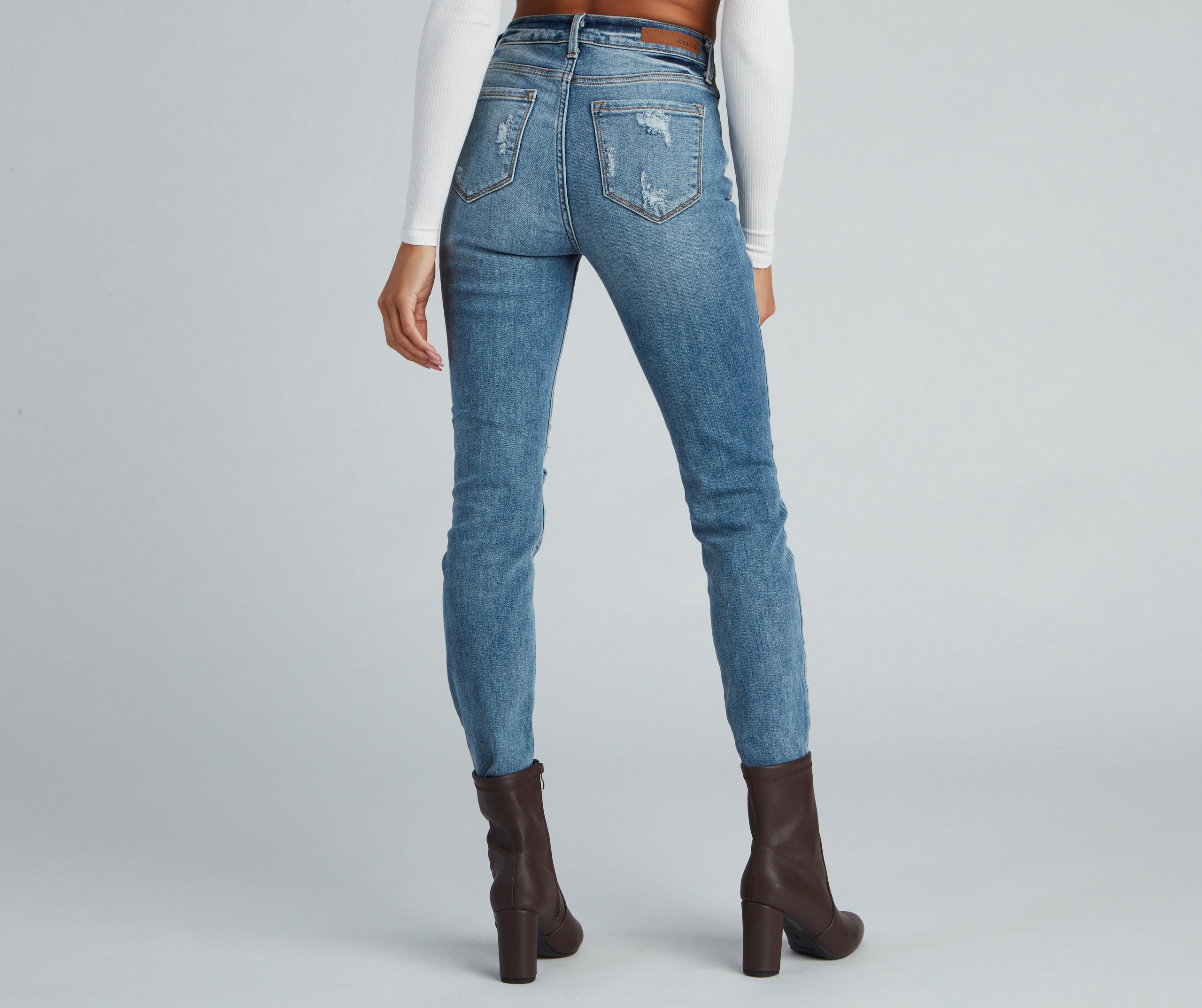 Casual Vibes High-Rise Skinny Jeans