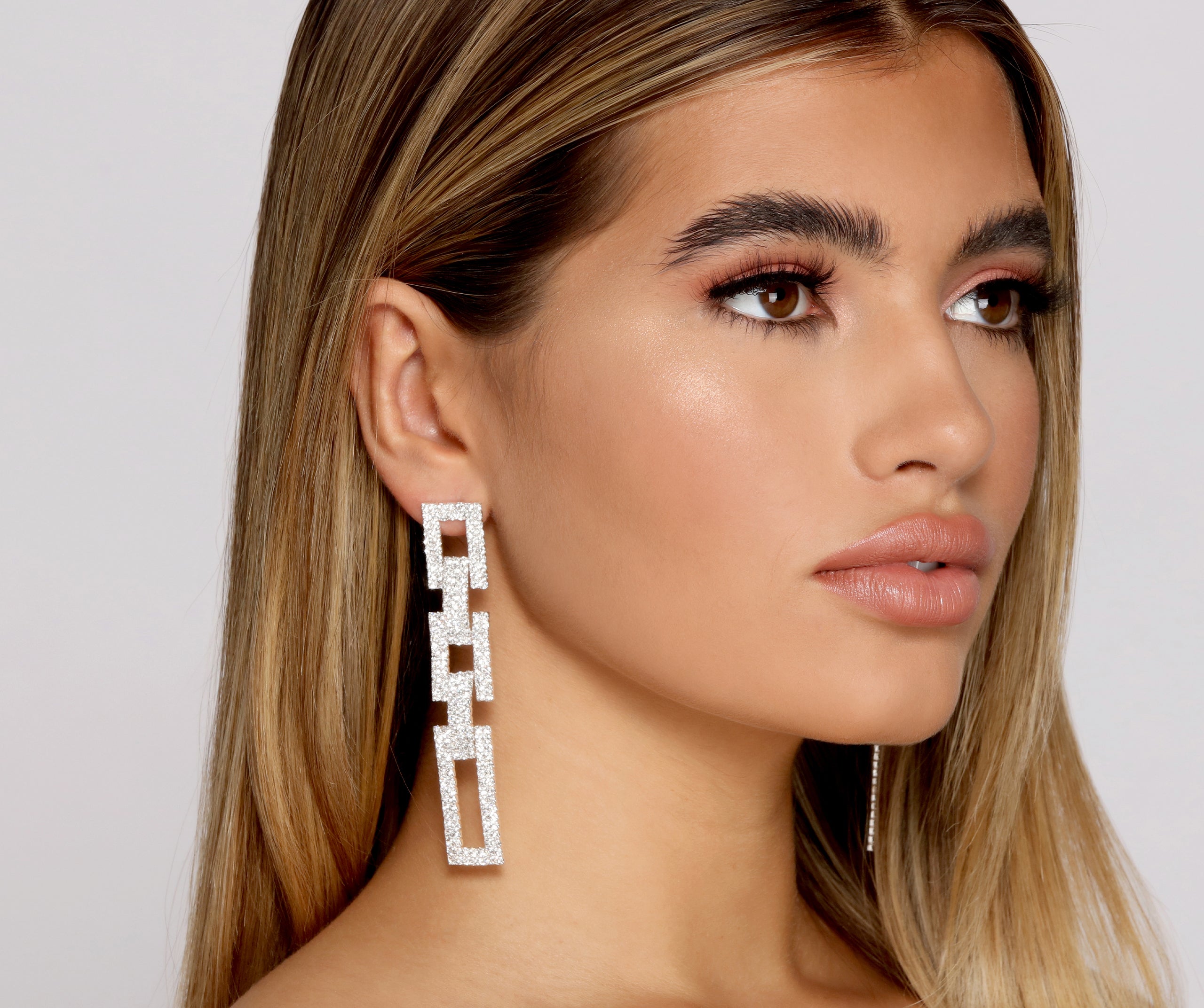 Radiant And Chic Statement Earrings