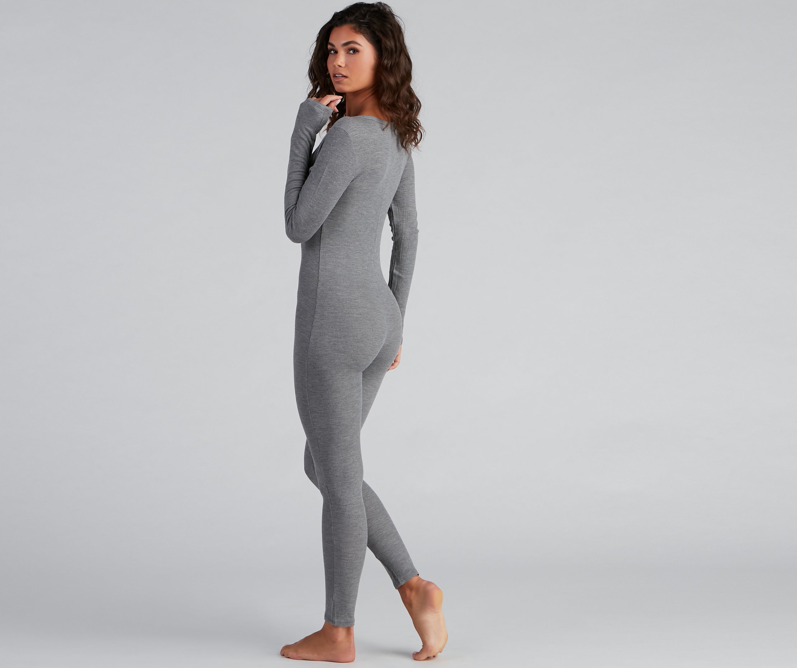 Dreamy Chic Ribbed Knit Onesie