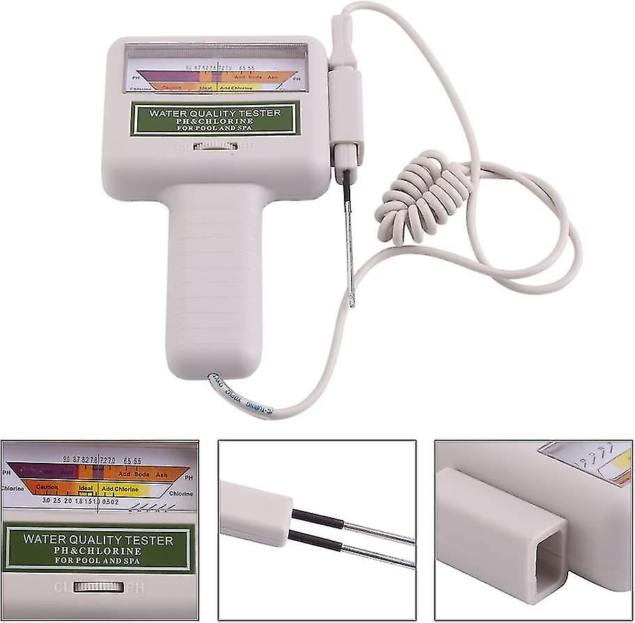 Portable Residual Chlorine Ph Tester， Water Quality Monitor Checker Can Be Used In Swimming Pool Tan