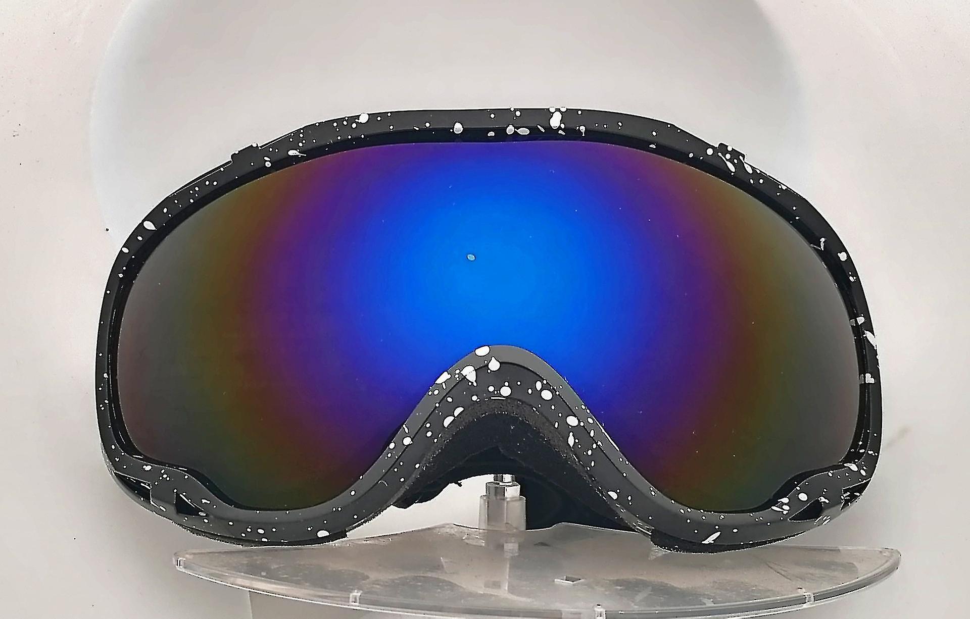 Ski Snowboard Goggles With Uv400 Protection Skiing Snowboarding Goggles Of Dual Lens With Anti Fog Helmet Compatible
