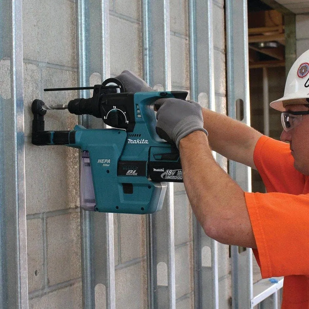 Makita 18V LXT Lithium-Ion 1 in. Brushless Cordless SDS-Plus Concrete/Masonry Rotary Hammer Drill (Tool-Only) XRH01Z