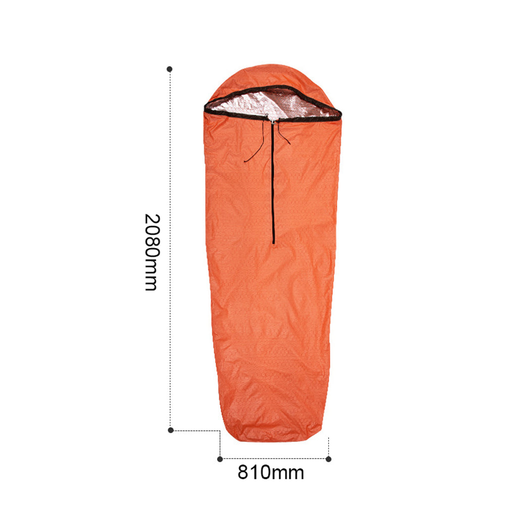Lixada Outdoor Sleeping Bags Portable Emergency Sleeping Bag Light-weight Nylon Sleeping Bag for Camping Travel Hiking