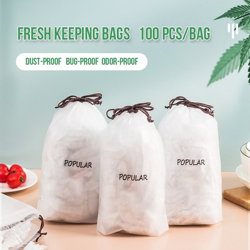 (🎅Holiday Hot Sale-49% Off ) Reusable Fresh Keeping Bags/100pcs (🔥Buy 3 Get 1 Free)