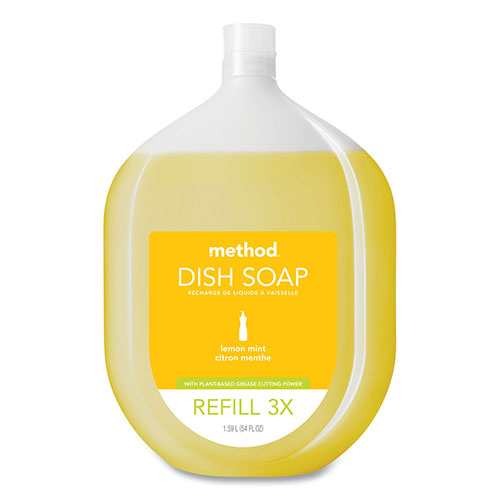 Method Products Inc. Method Products Dish Soap Refill Tub | Lemon Mint Scent， 54 oz Tub | MTH328100