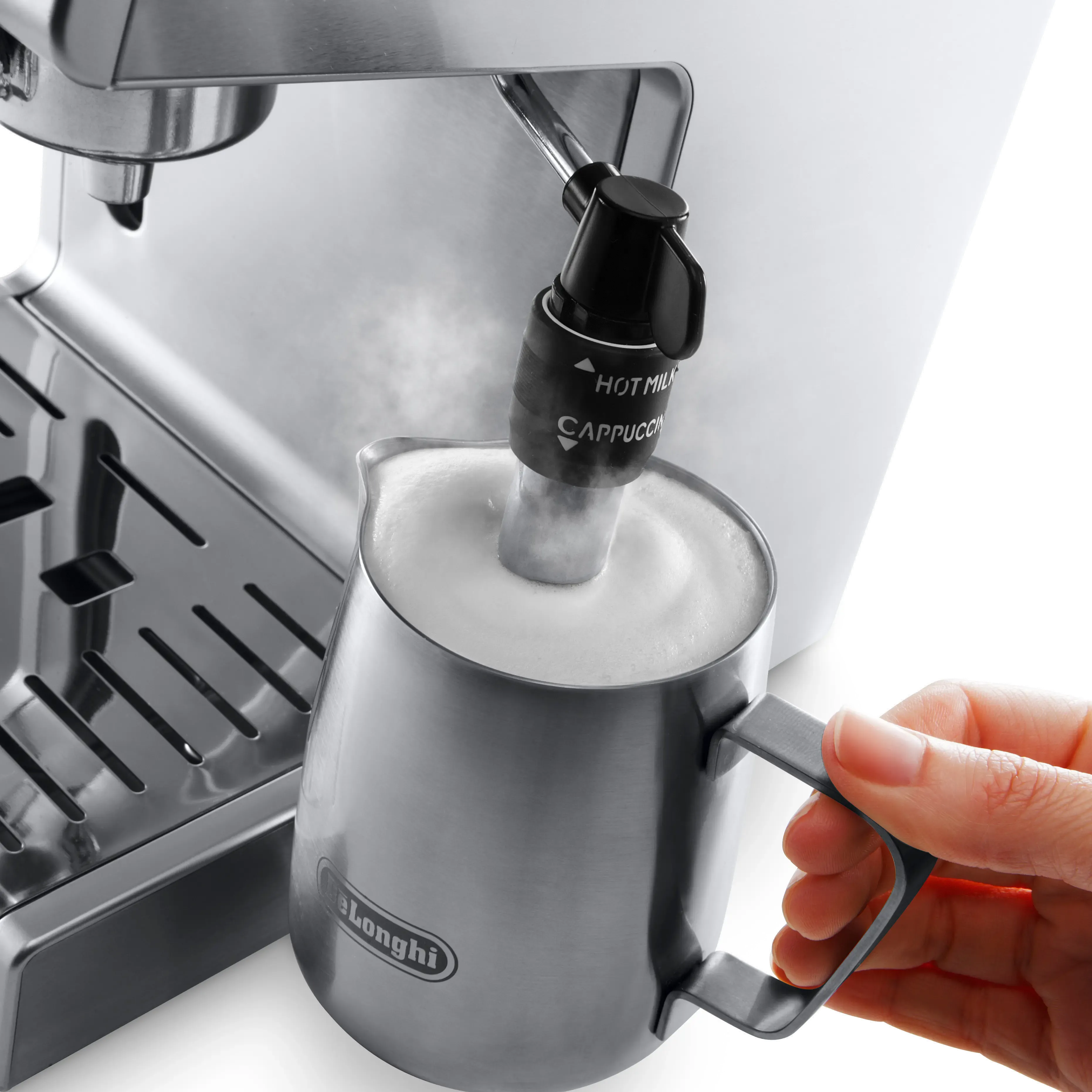 De'Longhi Manual Espresso Machine - Stainless Steel