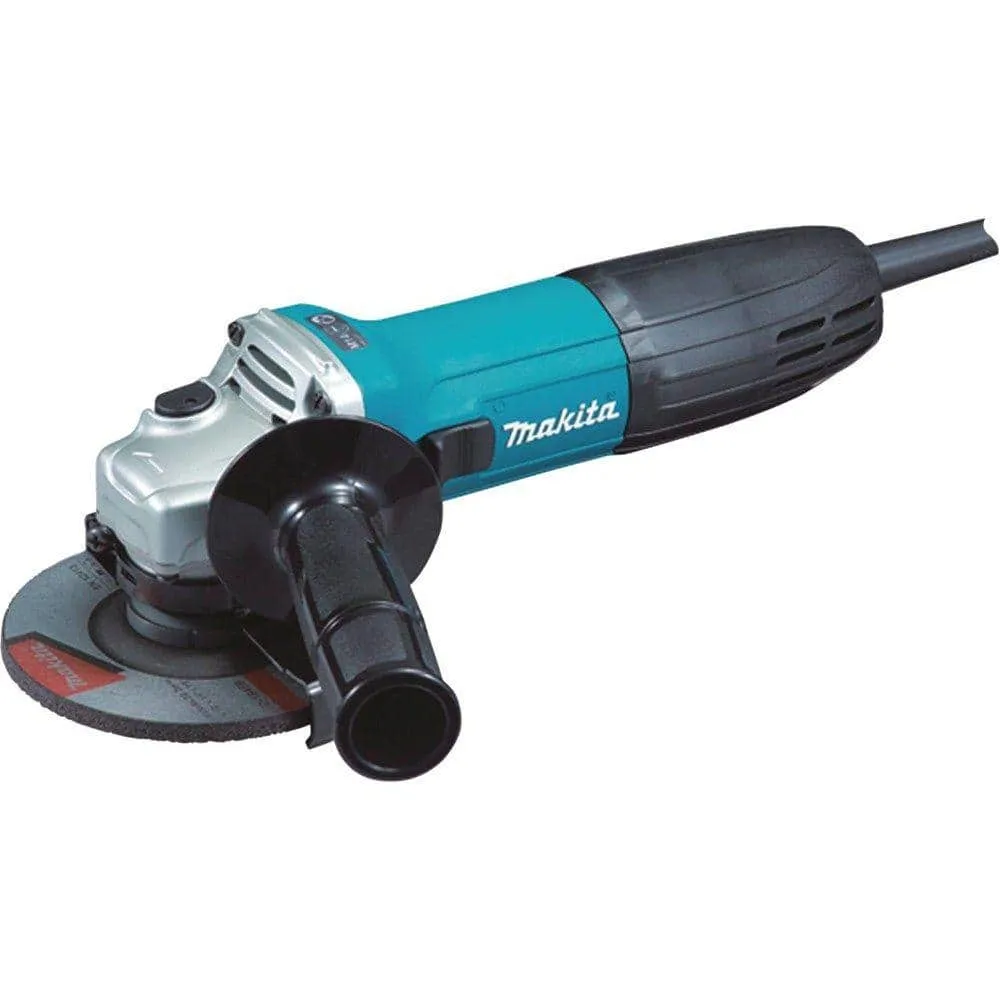 Makita 8 Amp 1 in. Corded SDS-Plus Concrete/Masonry AVT Rotary Hammer Drill with 4-1/2 in. Corded Angle Grinder with Hard Case HR2641X1