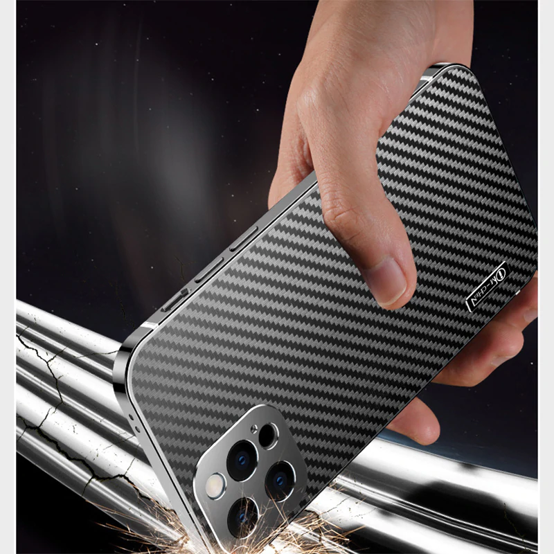 Carbon Fiber Suitable For Apple 13 Mobile Phone Case Protective Cover