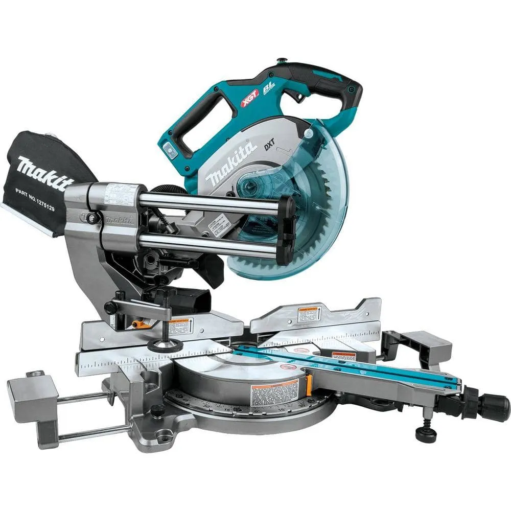 Makita 40V Max XGT Brushless Cordless 8-1/2 in. Dual-Bevel Sliding Compound Miter Saw, AWS Capable (Tool Only) GSL02Z