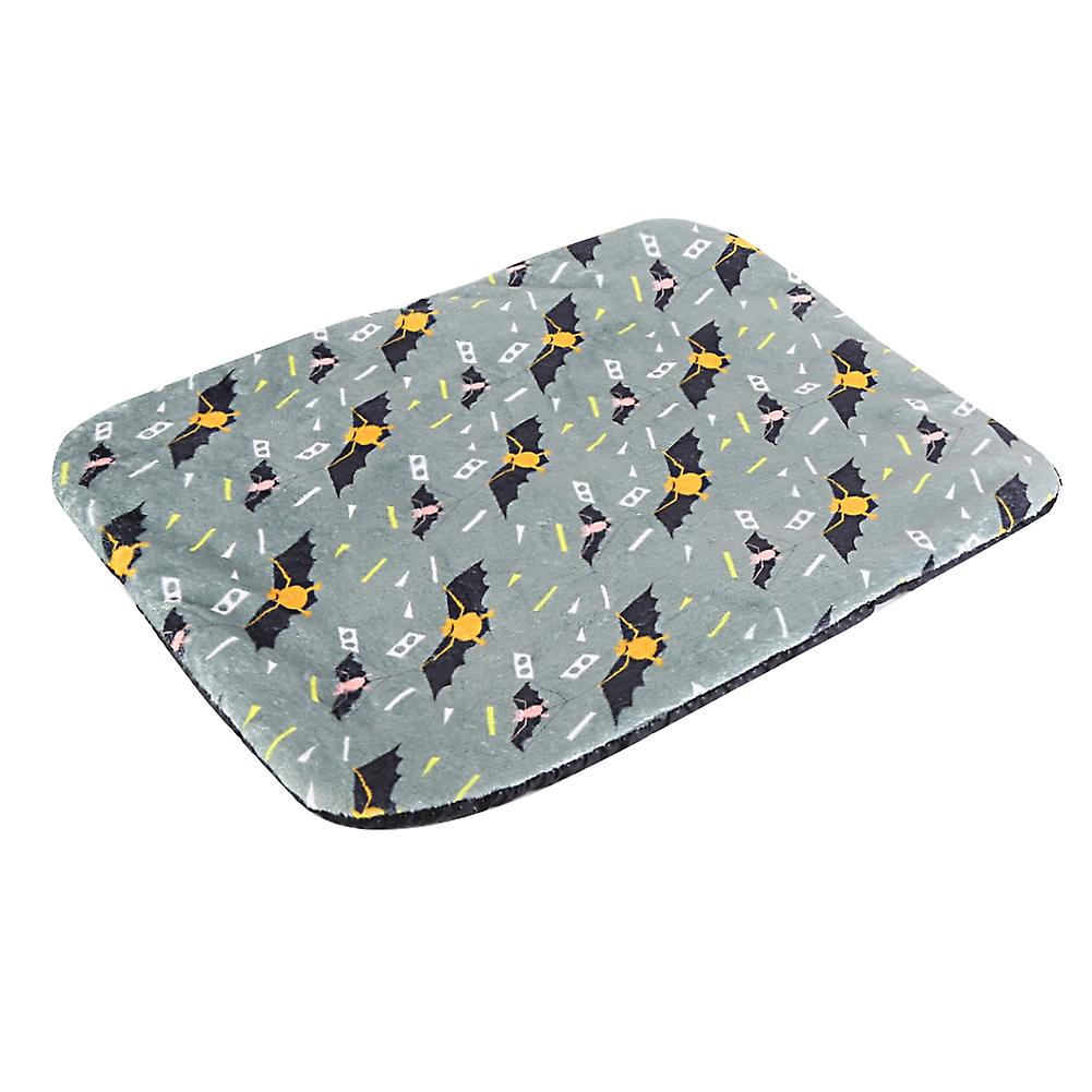 Cat Dog Warm Blanket Bat Pattern Winter Pet Washable Pad Heat Storage Pad Bedroom Sofa Pet Supplies S