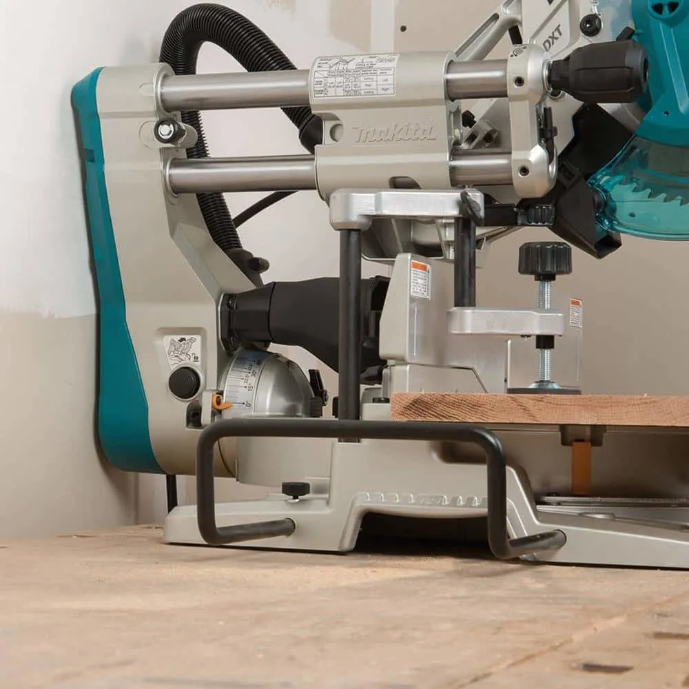 Makita 15 Amp 10 in. Dual-Bevel Sliding Compound Miter Saw with Laser and Stand LS1019LX