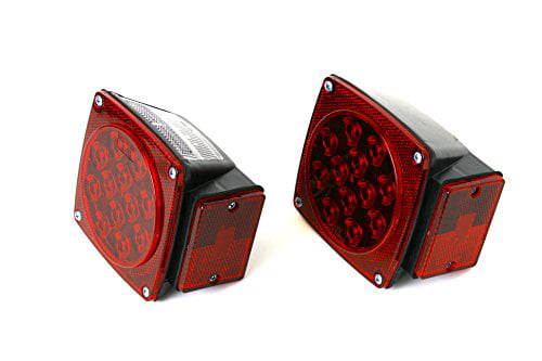 MaxxHaul 12V LED Trailer Tail Light (Turn/Stop/Signal - Left/Right-DOT Compliant)