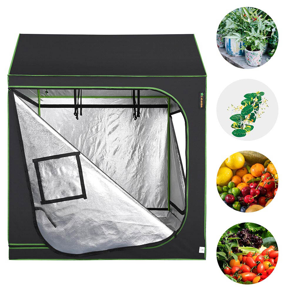 LAGarden 5x5 Grow Tent Roof Cube Hydro Grow Room 60x60x70