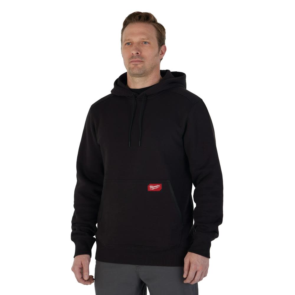Milwaukee Midweight Pullover Hoodie Black Small