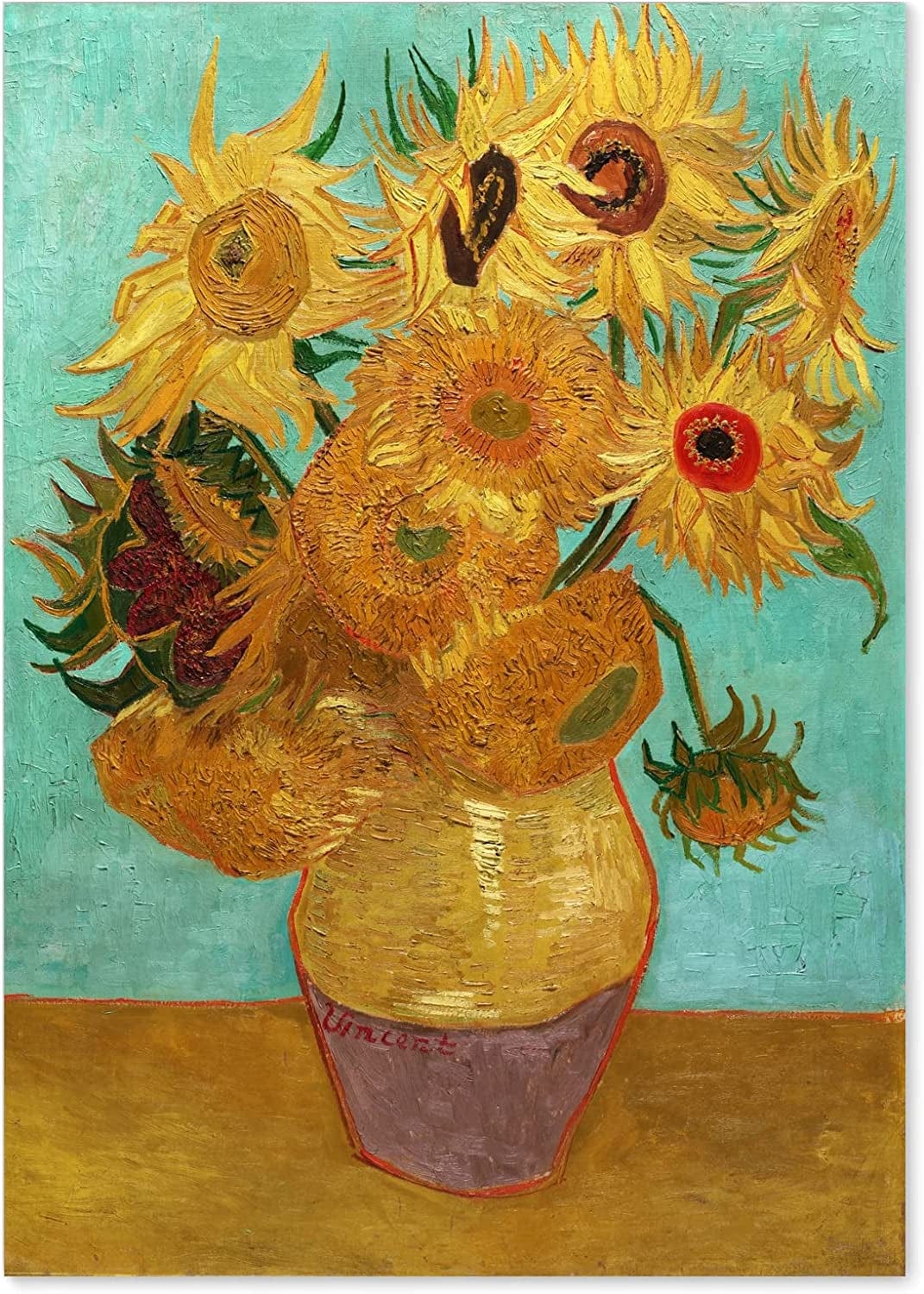 【Made in Japan】 Poster Vincent Van Gogh “Still Life Vase with Twelve S