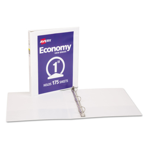 Avery Economy View Binder with Round Rings ， 3 Rings， 1