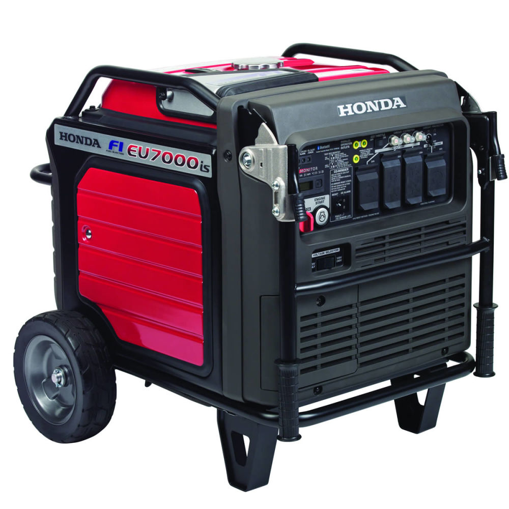 Honda Inverter Generator Gas 389cc 7000W with CO Minder EU7000ISNAN from Honda