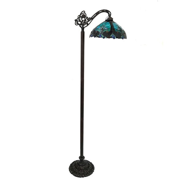  Style Victorian Design 1-light Dark Antique Bronze Floor Lamp