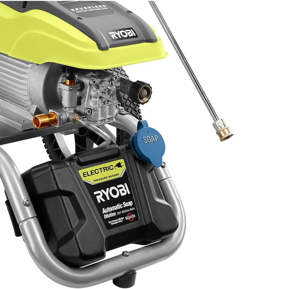 RYOBI 2300 PSI 1.2 GPM High Performance Cold Water Corded Electric Pressure Washer RY142300